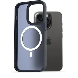 AlzaGuard Matte Case Compatible with MagSafe pre iPhone 15 Pro tmavomodrý