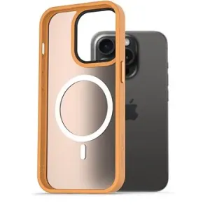 AlzaGuard Matte Case Compatible with MagSafe pre iPhone 15 Pro žltý