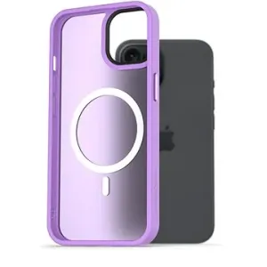 AlzaGuard Matte Case Compatible with MagSafe pre iPhone 15 svetlofialový
