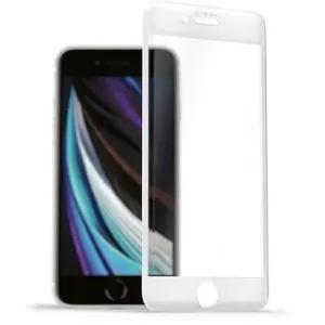 AlzaGuard 3D Elite Glass Protector na iPhone 7/8/SE 2020/SE 2022 biele