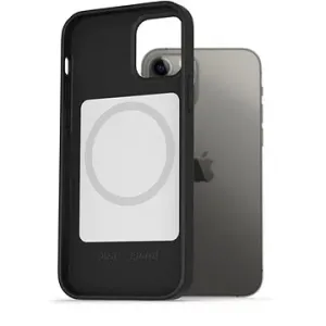 AlzaGuard Magsafe Silicone Case na iPhone 12/12 Pro čierny