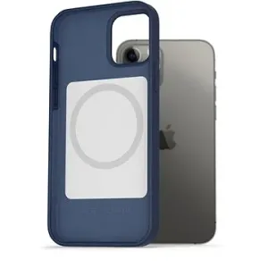 AlzaGuard Magsafe Silicone Case na iPhone 12/ 12 Pro modré