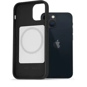 AlzaGuard Magsafe Silicone Case na iPhone 13 Mini čierny