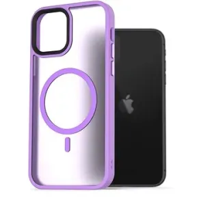 AlzaGuard Matte Case Compatible with Magsafe pre iPhone 11 svetlo fialový