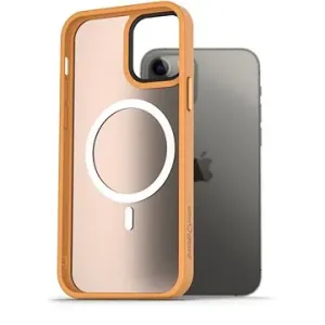 AlzaGuard Matte Case Compatible with MagSafe pre iPhone 12/12 Pro žltý
