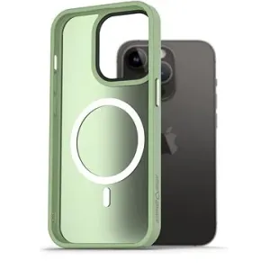 AlzaGuard Matte Case Compatible with MagSafe pre iPhone 14 Pro zelený