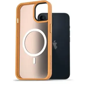 AlzaGuard Matte Case Compatible with MagSafe pre iPhone 14 žltý