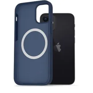 AlzaGuard Silicone Case Compatible with Magsafe iPhone 12 Mini modrý