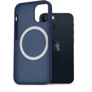 AlzaGuard Silicone Case Compatible with Magsafe iPhone 13 Mini modrý