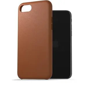AlzaGuard Genuine Leather Case pre iPhone 7/8/SE 2020/SE 2022 sedlovo hnedý