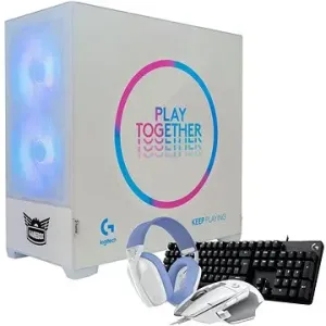 AlzaPC GameBox Prime Logitech Edice - i5 / RTX4060Ti / White + Logitech G CORE X herní set