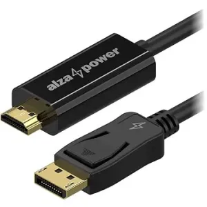 AlzaPower Core DisplayPort (M) na HDMI (M) 4K 1.5m čierny