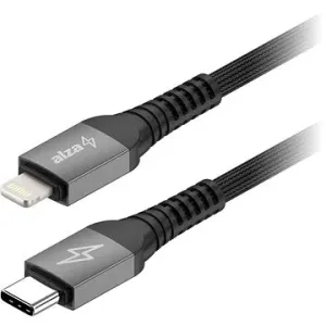 AlzaPower AluCore USB-C to Lightning (C94) Ultra Durable 1m tmavo sivý
