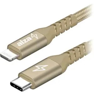 AlzaPower Alucore USB-C to Lightning MFi 0,5 m zlatý