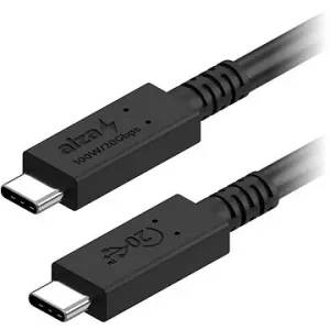 AlzaPower Core USB-C to USB-C USB4 100W 1m čierny