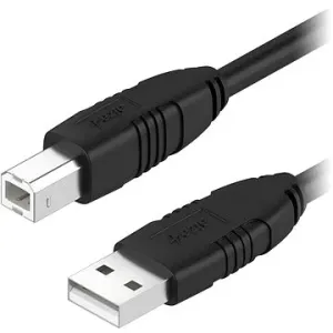AlzaPower LinkCore USB-A to USB-B 1m čierny