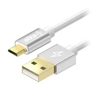 AlzaPower AluCore USB-A to Micro USB 0.5m Silver