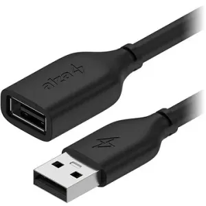 AlzaPower Core USB-A (M) to USB-A (F) 2.0, 0,5 m čierny