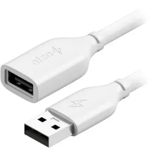 AlzaPower Core USB-A (M) to USB-A (F) 2.0, 3 m biely