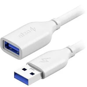 AlzaPower Core USB-A (M) to USB-A (F) 3.0, 1.5 m biely
