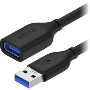 AlzaPower Core USB-A (M) to USB-A (F) 3.0, 1.5 m čierny