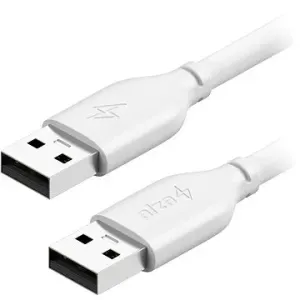 AlzaPower Core USB-A (M) to USB-A (M) 2.0, 0.5 m biely