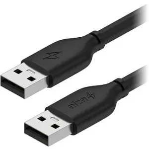 AlzaPower Core USB-A (M) to USB-A (M) 2.0, 2 m čierny