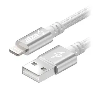 AlzaPower AluCore USB-A to Lightning MFi (C189) 0.5m strieborný