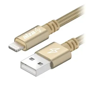 AlzaPower AluCore USB-A to Lightning MFi (C189) 1m zlatý