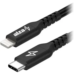 AlzaPower AluCore USB-C to Lightning MFi 3 m čierny