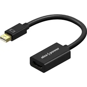 AlzaPower Core Mini DisplayPort (M) to HDMI (F) 4K 30Hz čierna