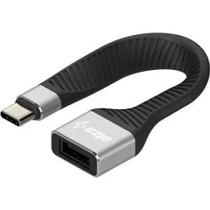AlzaPower FlexCore USB-C 3.2 Gen 2 (M) to USB-A (F) čierny