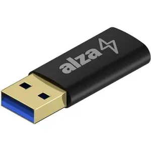 AlzaPower USB-A (M) to USB-C (F) 3.2 15W 5Gbps čierny