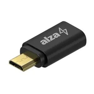 AlzaPower USB-C (F) na Micro USB-B 2.0 (M)