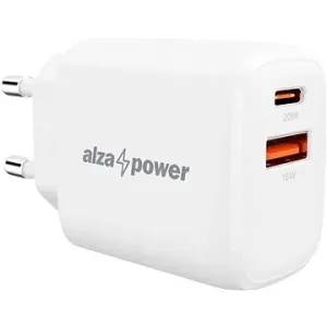 AlzaPower A100 Fast Charge 20 W biela