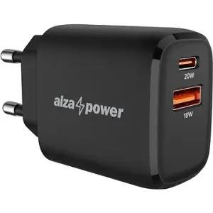 AlzaPower A100 Fast Charge 20 W čierna