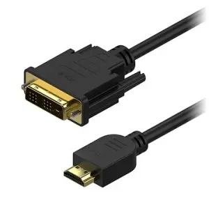 AlzaPower DVI-D to HDMI Single Link 1m čierny
