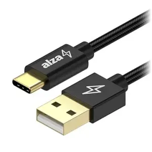 AlzaPower AluCore Charge USB-A to USB-C 2.0 0.5m čierny