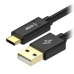 AlzaPower Core Charge USB-A to USB-C 2.0 2m čierny