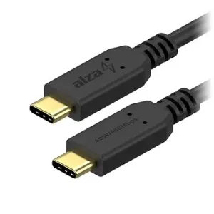 AlzaPower Core USB-C/USB-C 2.0, 3 A, 60 W, 0,15 m čierny