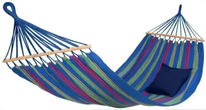 Hamaka - hojdacia sieť AMAZONAS® Aruba - juniper (Farba: Modrá, Varianta: juniper) #5806315
