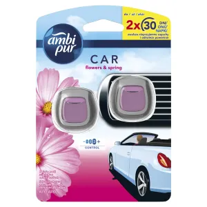 AmbiPur Car Flowers&Spring osviežovač vzduchu do auta 2x2 ml
