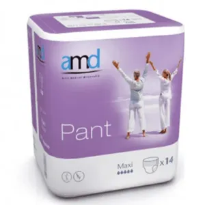 amd Pant Maxi Large plienkové nohavičky navliekacie, obvod bokov 90 - 150 cm, nasiakavosť 2300 ml, 1x14 ks