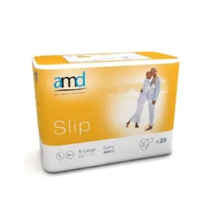 amd Slip Extra X-Large inkontinenčné plienky, obvod bokov 110 - 170 cm, nasiakavosť 3200 ml, 1x20 ks #1812640