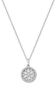 Amen Trblietavý strieborný náhrdelník so zirkónmi Flower of Life CLFLBBZ1 (retiazka, prívesok)