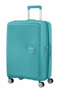 American Tourister Cestovní kufr Soundbox Spinner EXP 71,5/81 l - světle modrá