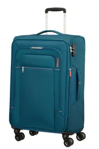 American Tourister Látkový cestovní kufr Crosstrack EXP M 71,5/77 l - modrá