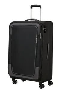 American Tourister Látkový cestovní kufr Pulsonic EXP XL 113/122 l - černá