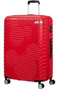 American Tourister Skořepinový cestovní kufr Mickey Clouds L EXP 94/104 l - červená