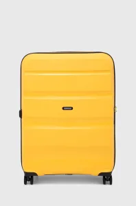 American Tourister Skořepinový cestovní kufr Bon Air DLX L EXP 104/117 l - žlutá